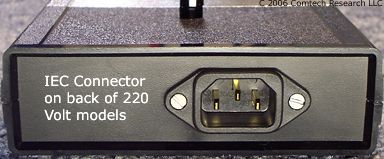 220 volt Ionizer with IEC connector on black IG-133A