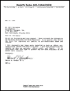 Testimonial letter - click to view